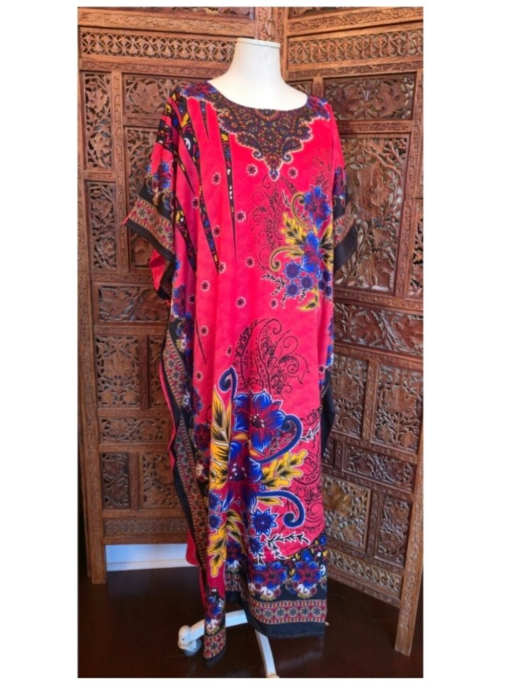 Gold Coast kaftan loungewear muumuu kimono housedress size OS (one size)